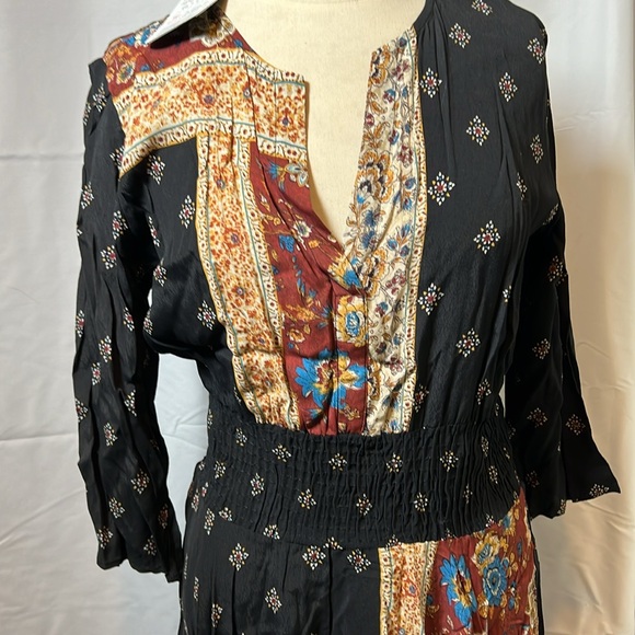 Desigual Boho Dress Size 12 NWT - Picture 2 of 6